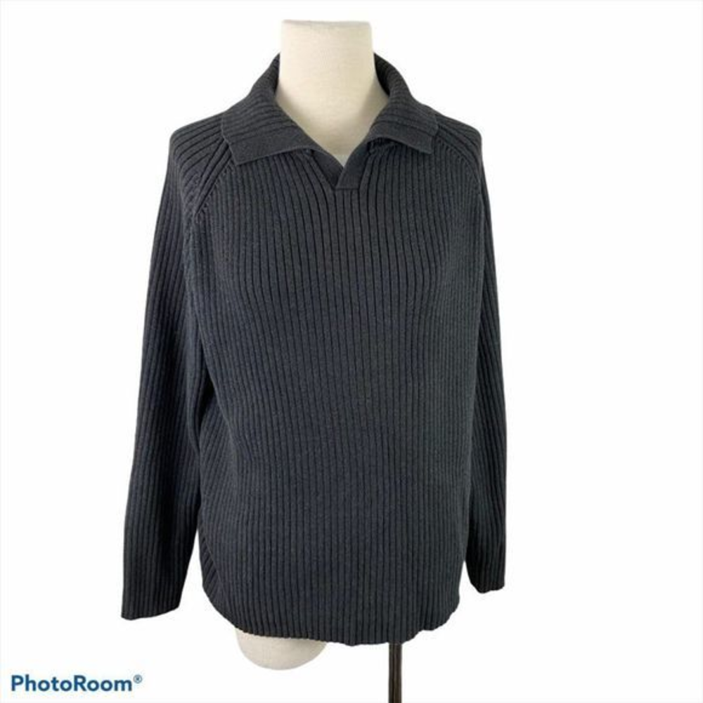 🌿4/$35 🌿WEST‎ COAST Grey Collared Sweater